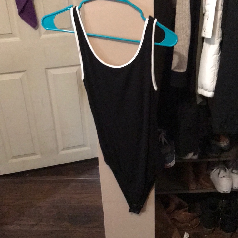 Forever 21 black bodysuit tank